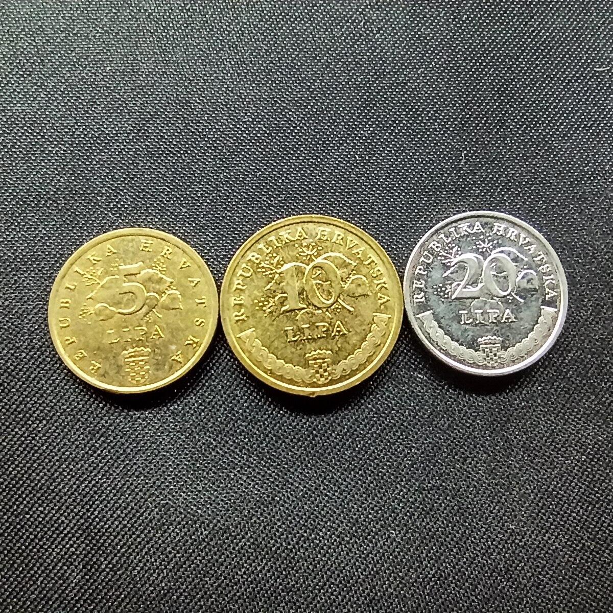 邮泉阁限时拍卖第十二场 各国硬币专场 克罗地亚3枚