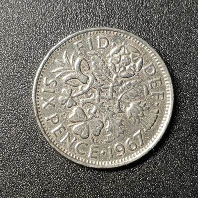 ↓君缘收藏151期☞钱币邮品↓无佣金、可寄存、满10元包邮  - 英国🇬🇧幸运六便士