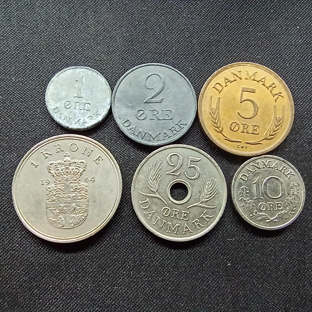 邮泉阁限时拍卖第十二场 各国硬币专场 丹麦6枚