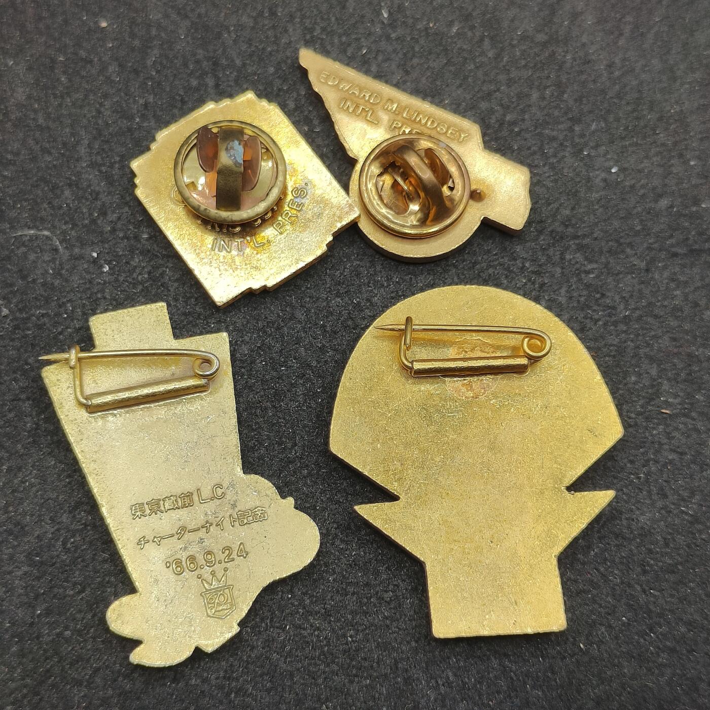 全场0元起拍 第174期 咸鱼国勋章拍卖专场 7月17日（周三）下午6：00开始 国际狮子会徽章一组