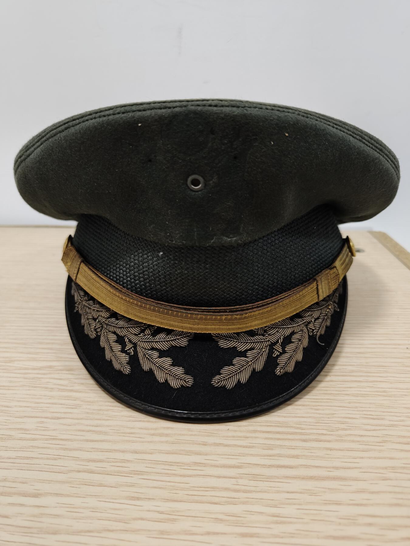 全场0元起拍 第174期 咸鱼国勋章拍卖专场 7月17日（周三）下午6：00开始 美国陆军绿常 将官校官大檐帽 58CM