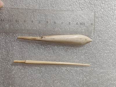 勋章与钱币捡漏场 - 骨制箭头春秋早期的东西跟骨贝一个年代，齐国制