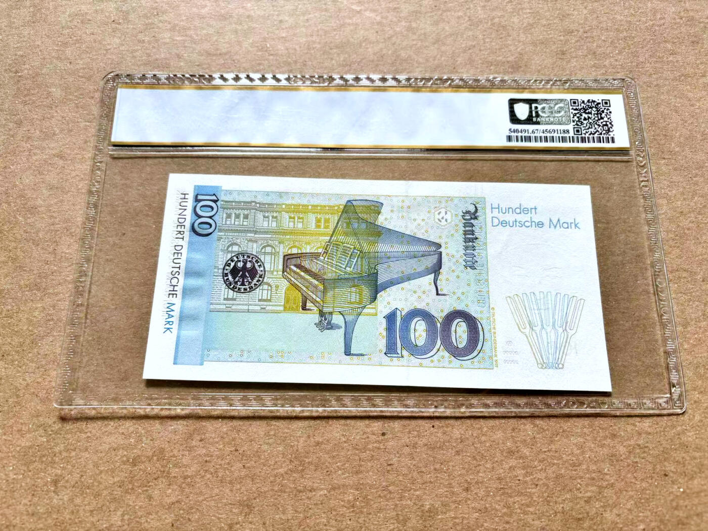 【Blue Auction】✨世界纸币精拍第504期【精】 德国 1996年100马克 克拉拉 PCGS67EPQ