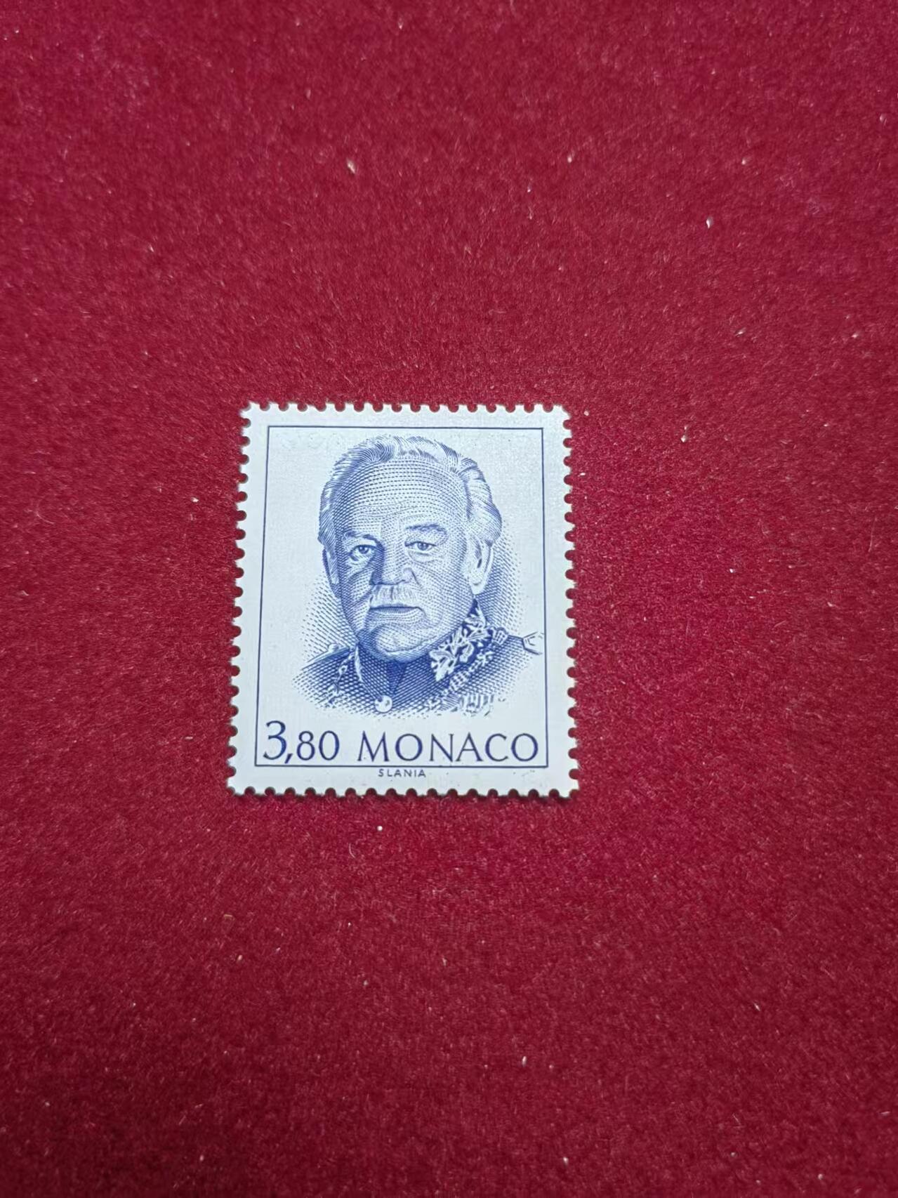 联合阁邮币社™ ——“多国邮票-新旧混合”0佣金  摩纳哥 1989年 兰尼埃三世国王