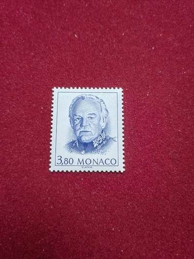 联合阁邮币社™ ——“多国邮票-新旧混合”0佣金 -  摩纳哥 1989年 兰尼埃三世国王