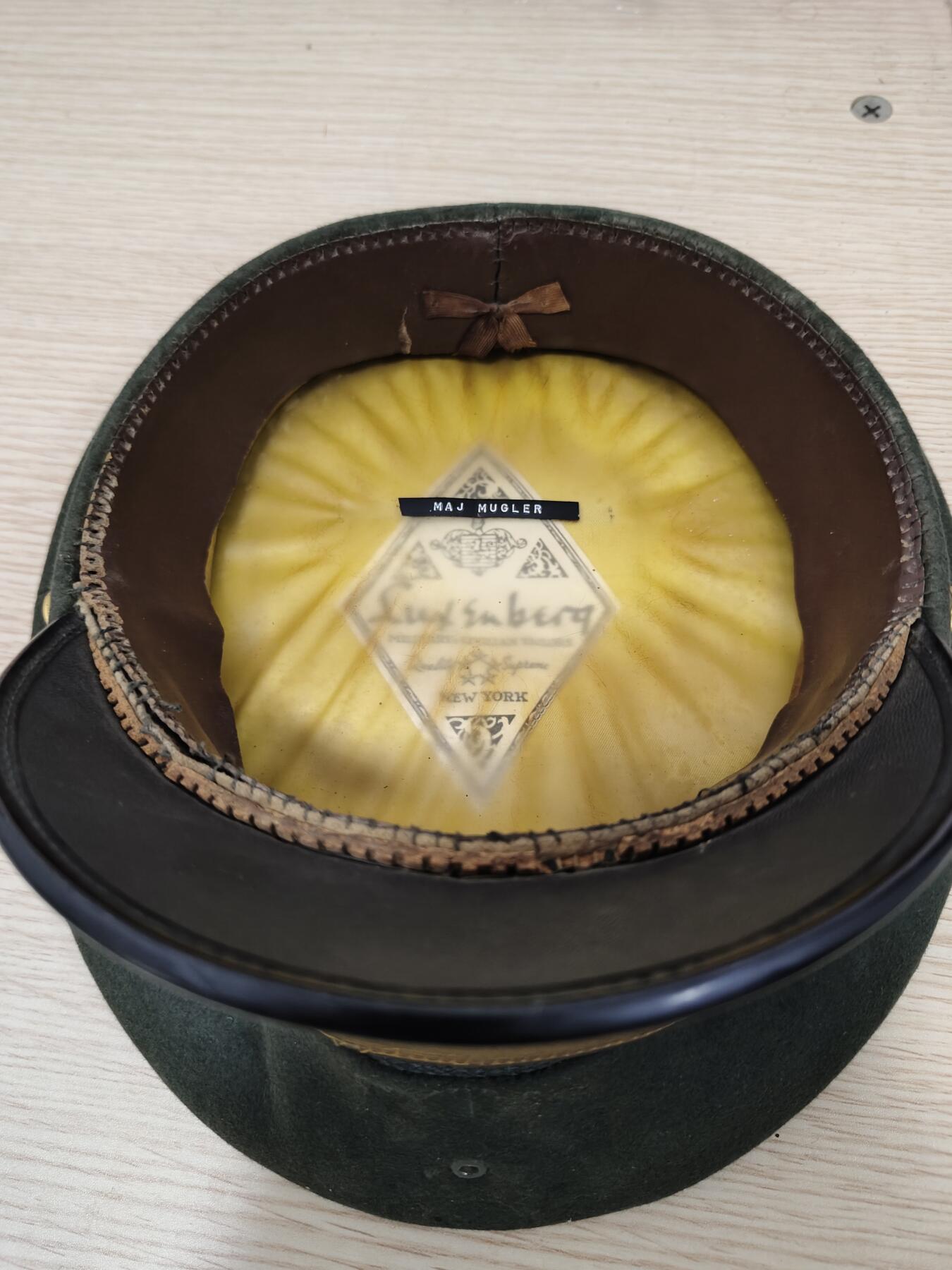 全场0元起拍 第174期 咸鱼国勋章拍卖专场 7月17日（周三）下午6：00开始 美国陆军绿常 将官校官大檐帽 58CM