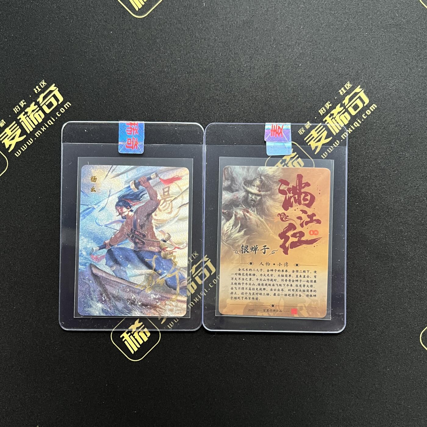 【IPS嘉年华】2024展会精品卡牌专拍 【百里卡牌】【签字卡】( 鞠嘉宁)  2023 满江红 全套 亲签 共55张  粗闪工艺