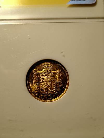 第17回:最后一期应有尽有，金币银币铜币（全场包邮） - NGC-MS65 丹麦1908年弗雷德里希八世10克朗金币，背面设计精美，4.48克900金