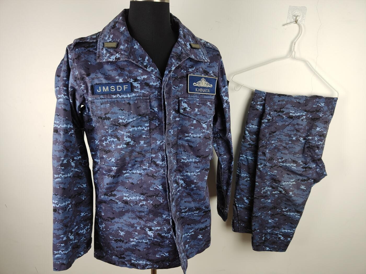 全场0元起拍 第174期 咸鱼国勋章拍卖专场 7月17日（周三）下午6：00开始 S&G第一版复刻 海自洋上迷彩7a一套 带二尉銜名牌 自卫舰旗臂章  胸围108 肩宽44 衣长72 袖长60 腰围82 裤长105