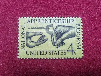 联合阁邮币社™ ——“多国邮票-新旧混合”0佣金 - 美国 1962年学徒协会25周年