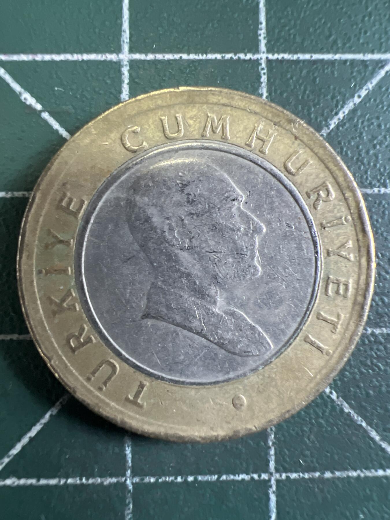 第655期 硬币场 （无押金，捡漏，全场50包邮，偏远地区除外，接收代拍业务，本店十天发一次货） 土耳其50库鲁 双色币