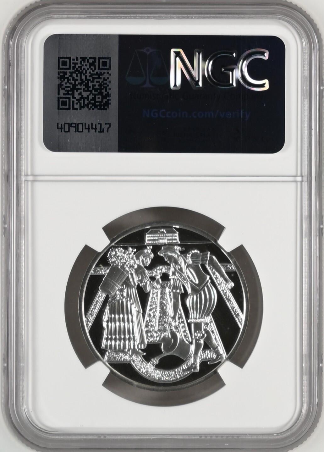 长老汇龙年精选第八场拍卖 2003 奥地利宫殿城堡10欧元精制银币，NGC PF68UC，唯二亚军，更高4枚