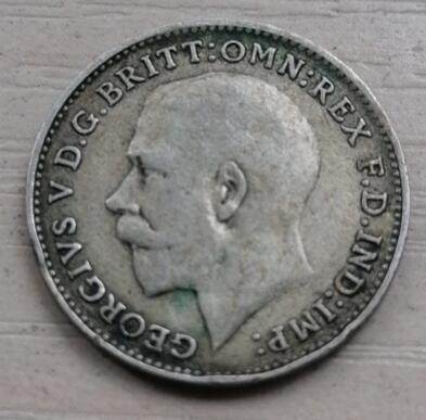 招财猫的储钱罐硬币拍卖第17场 - 英国1921年三便士小银币