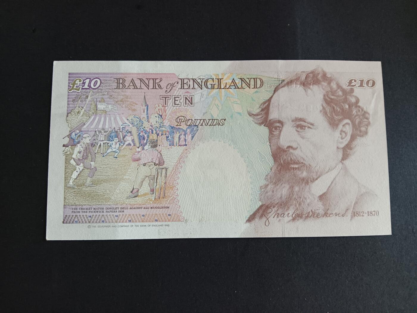 博彦收藏8月19日钱币专场 英国1993年女皇10镑UNC 95品