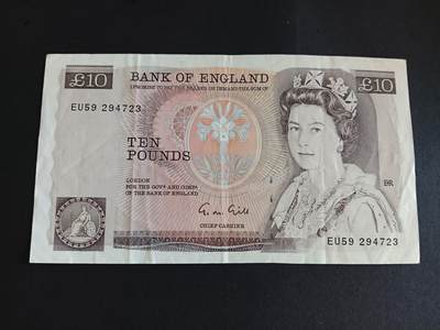 博彦收藏   7月21日 8点钱币专场 - 英国女皇10镑流通好品