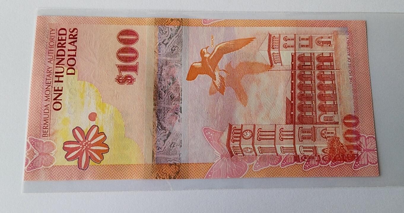 天和轩精品钱币第36场 全新INC百慕大100纸币洋葱冠