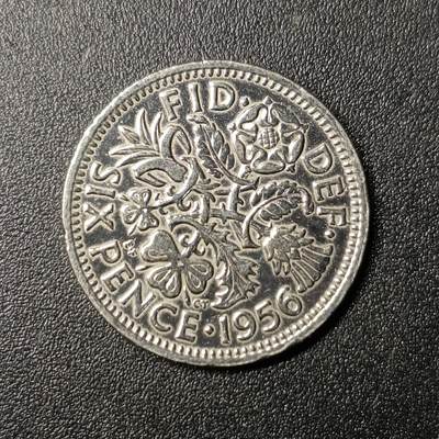 ↓君缘收藏153期☞钱币邮品↓无佣金、可寄存、满10元包邮  - 英国🇬🇧幸运六便士