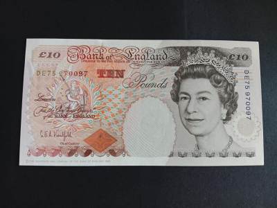 博彦收藏8月19日钱币专场 - 英国1993年女皇10镑UNC 95品