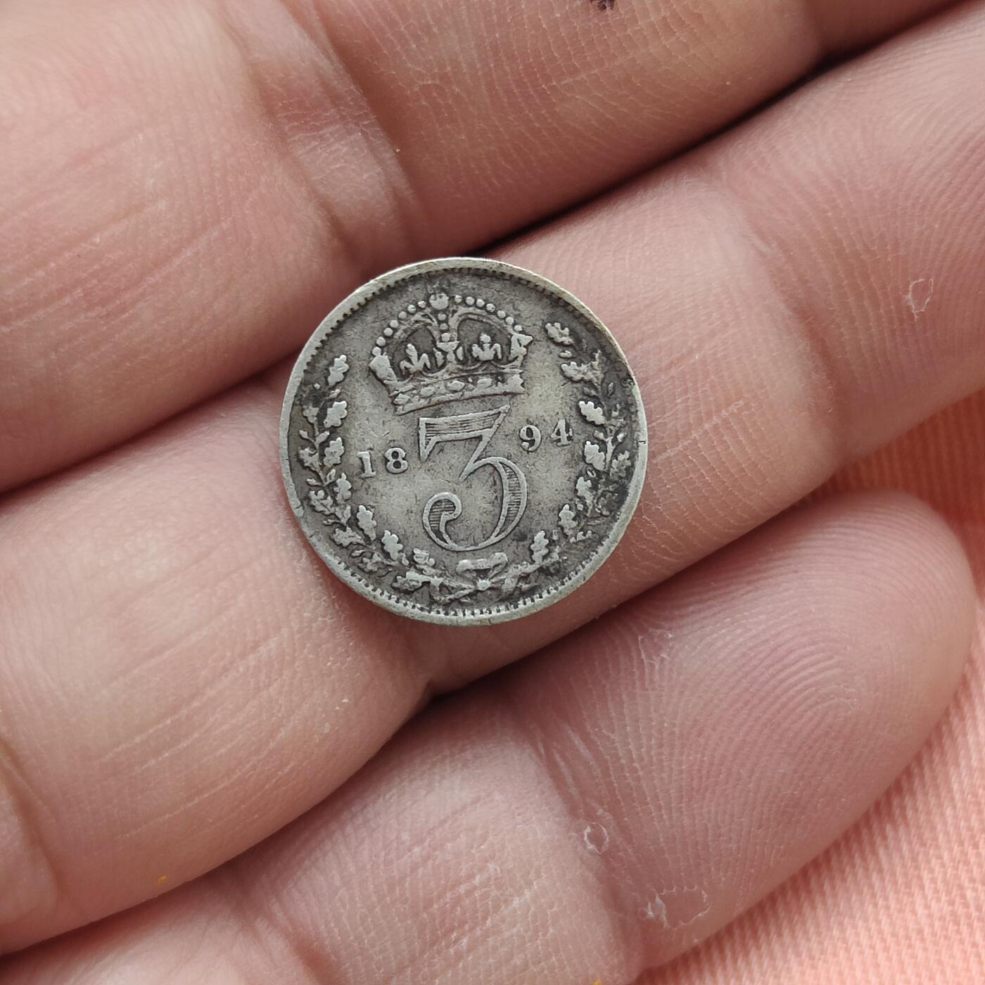英雄古币捡漏专场第一期无押金可累计捡漏，全场50包邮，偏远地区除外。 1894年英国三便士