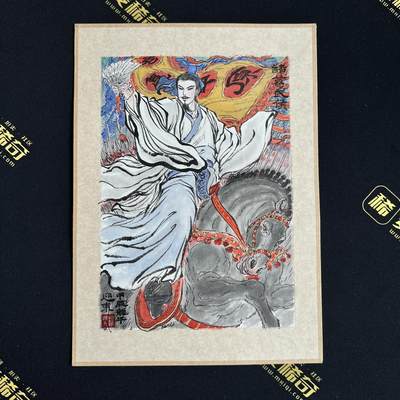 【IPS嘉年华】2024展会精品卡牌专拍 - 【手绘原画】（权迎东）诸葛武侯 框尺寸 18cm*25cm