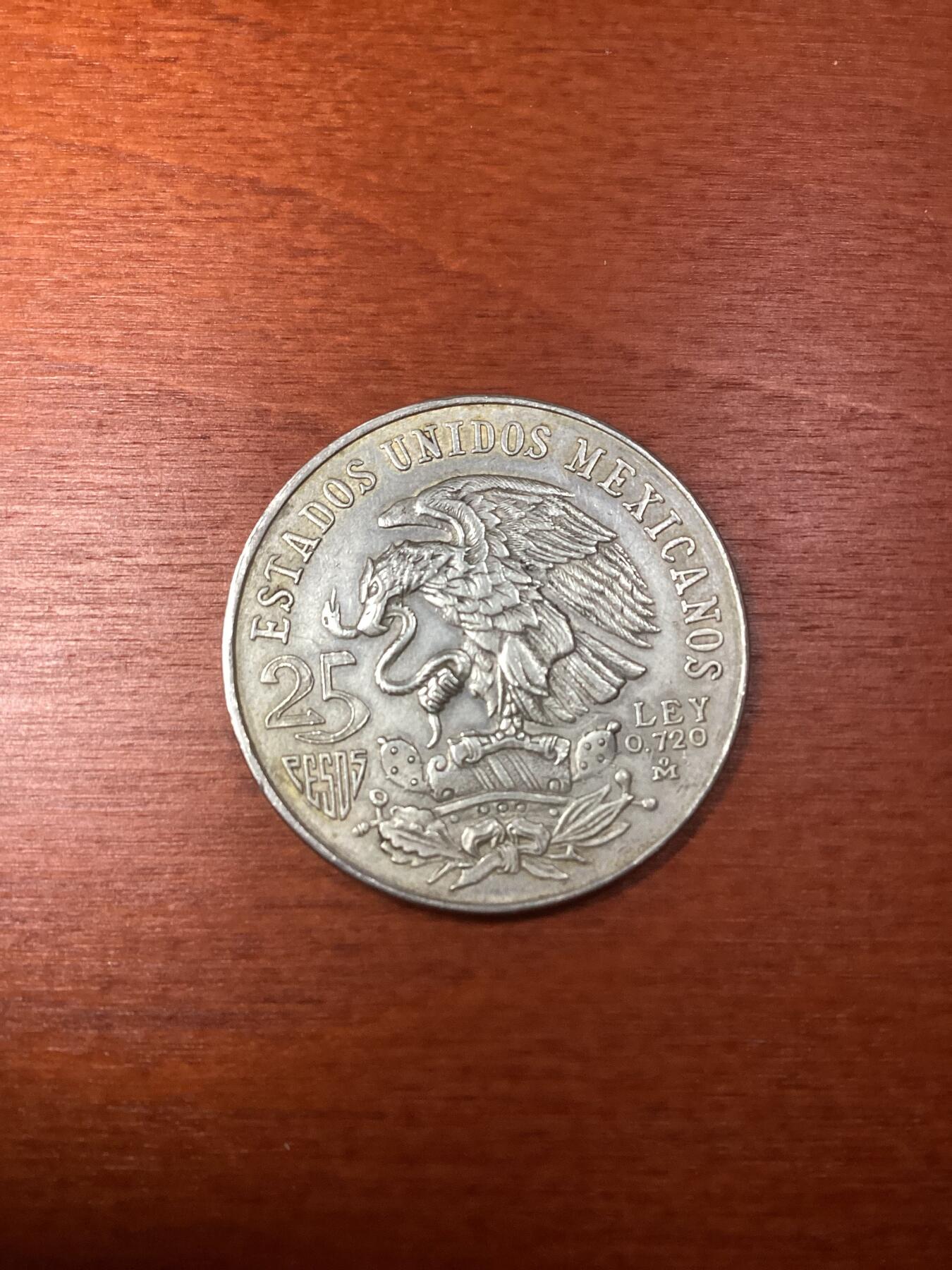 长老汇龙年精选第八场拍卖 1968墨西哥奥运会25比索大银币