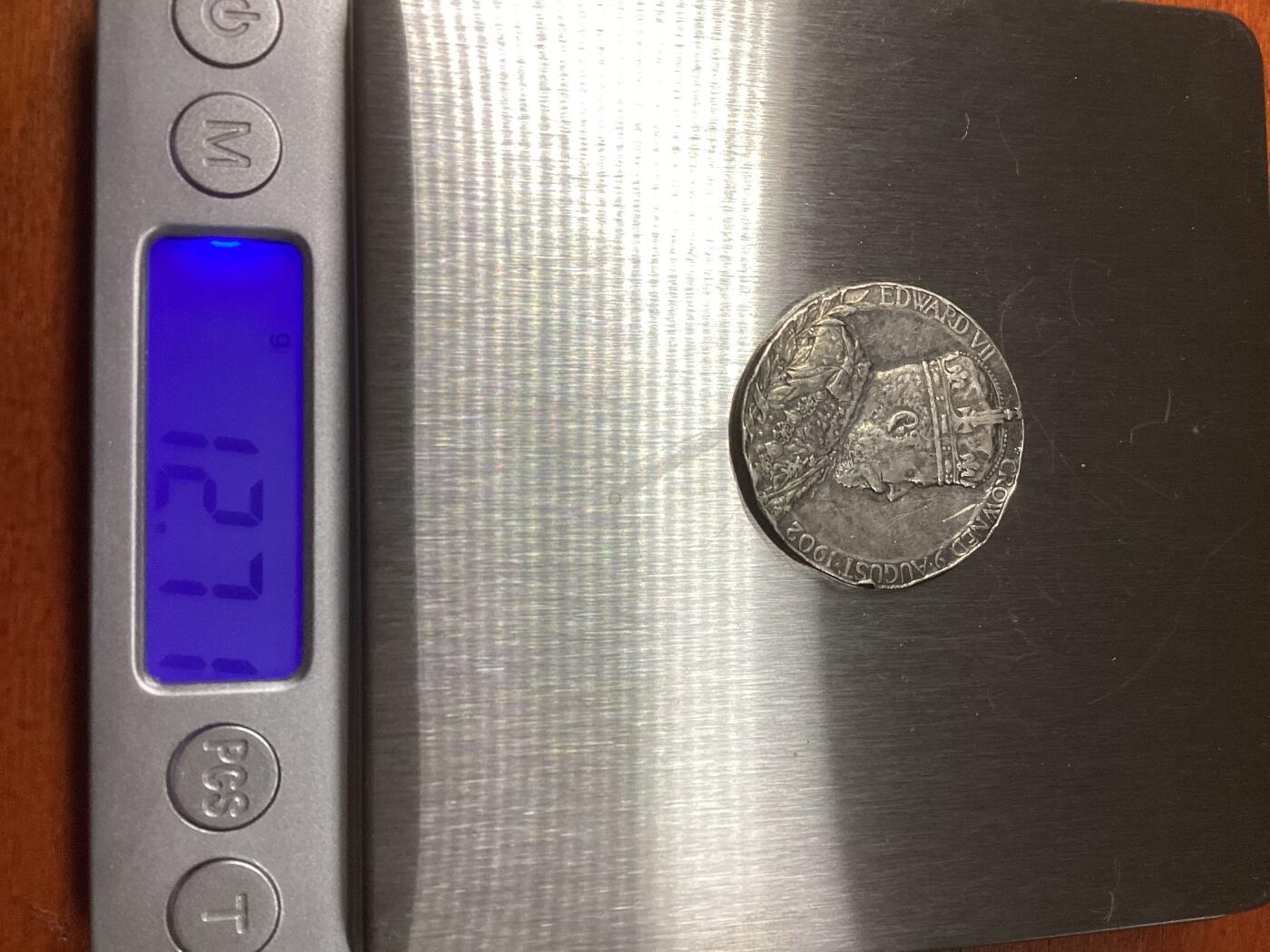 长老汇龙年精选第八场拍卖 1902英国爱德华七世登基银章，12.71克