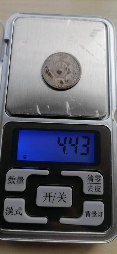 招财猫的储钱罐硬币拍卖第18场 - 阿富汗银币，重4.43克。