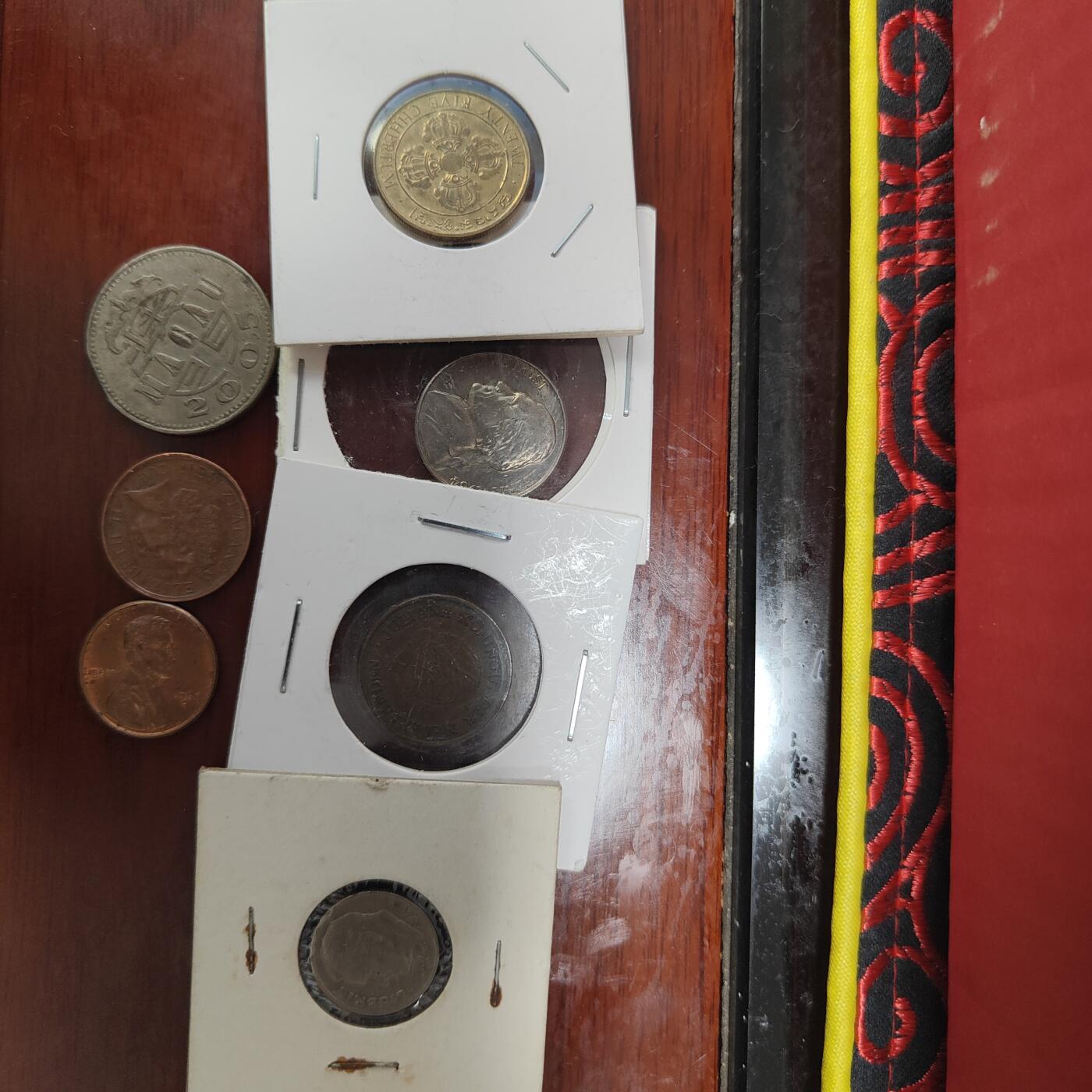 英雄古币捡漏专场第一期无押金可累计捡漏，全场50包邮，偏远地区除外。 外国硬币7枚