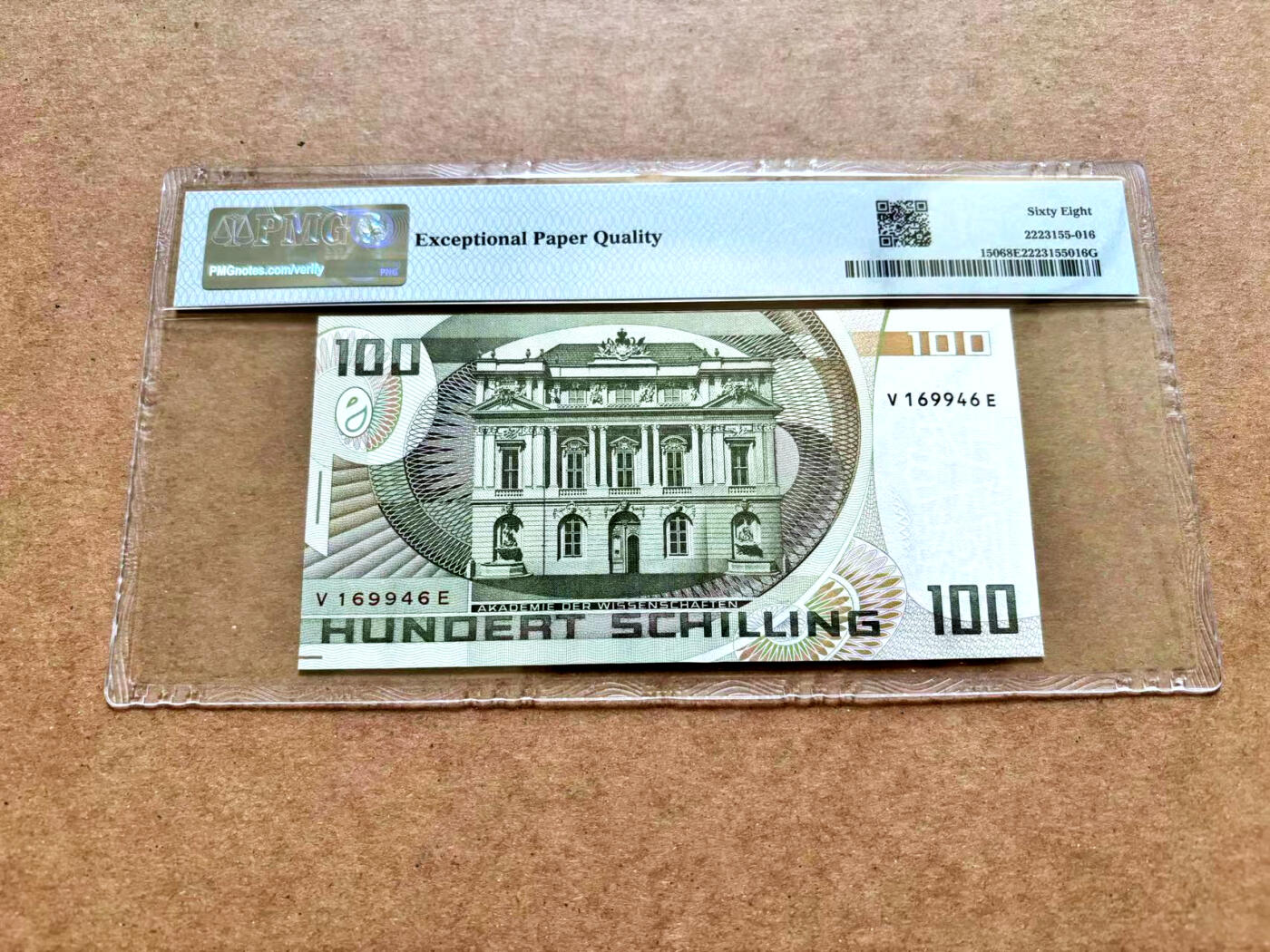 【Blue Auction】✨世界纸币精拍第506期【精】 奥地利 1984年100先令 PMG68EPQ 超高分