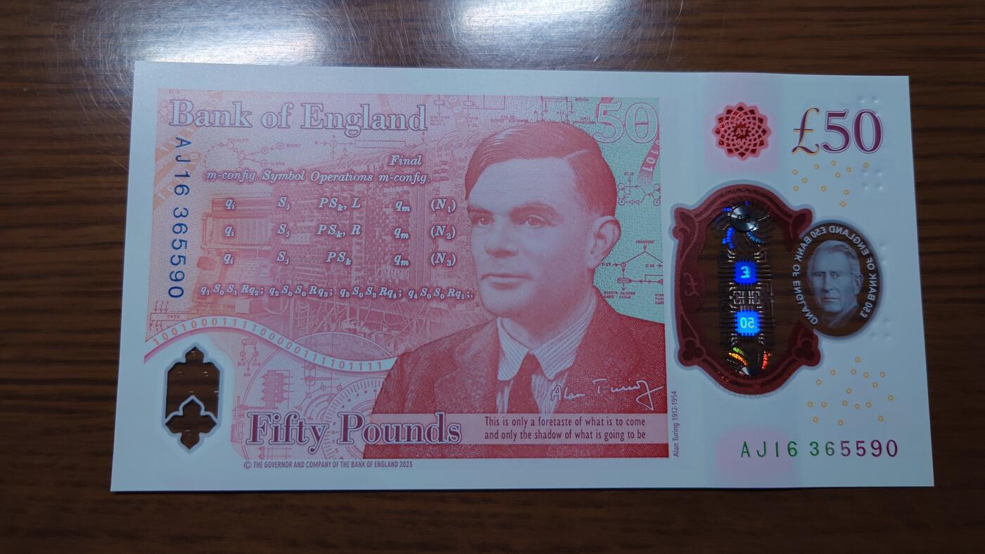 【世界钱币】精选微拍第120期暨2024年第31期  新到货查尔斯50镑，亚美尼亚全套，新版5000卢布等 2023年英国G序列50镑查尔斯 全新绝品无47尾号590