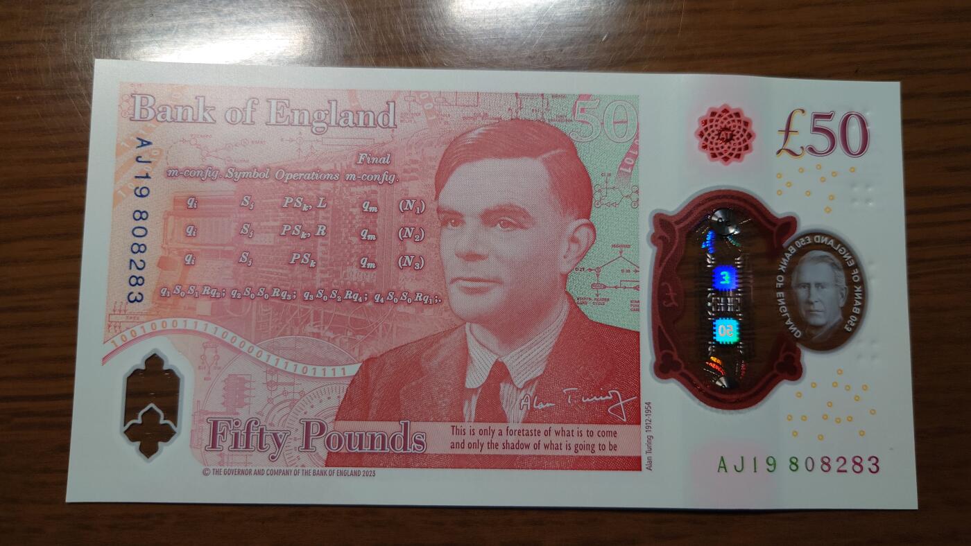 【世界钱币】精选微拍第120期暨2024年第31期  新到货查尔斯50镑，亚美尼亚全套，新版5000卢布等 2023年英国G序列50镑查尔斯 全新绝品无47尾号283