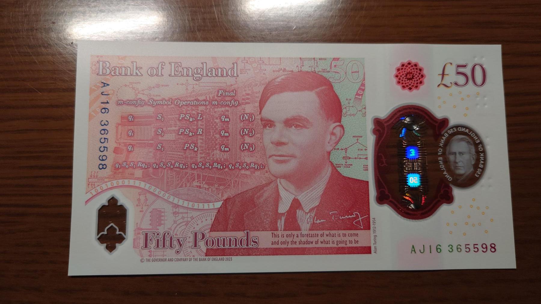 【世界钱币】精选微拍第120期暨2024年第31期  新到货查尔斯50镑，亚美尼亚全套，新版5000卢布等 2023年英国G序列50镑查尔斯 全新绝品无47尾号598