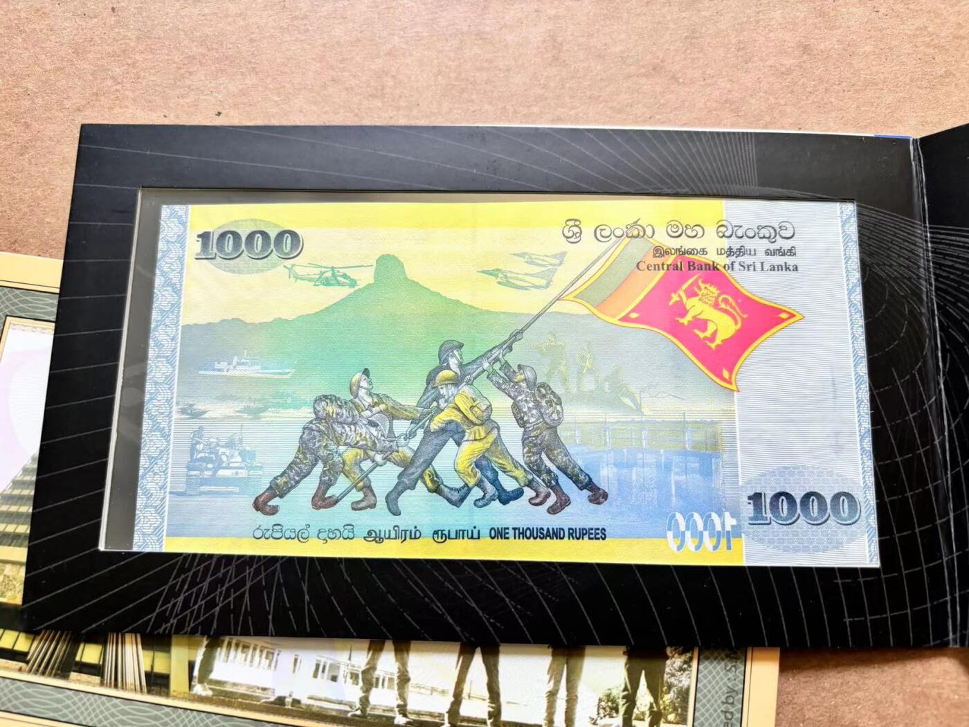 【Blue Auction】✨世界纸币精拍第506期【精】  【一组2册 含无47】斯里兰卡&孟加拉国 纪念钞一组 全新UNC