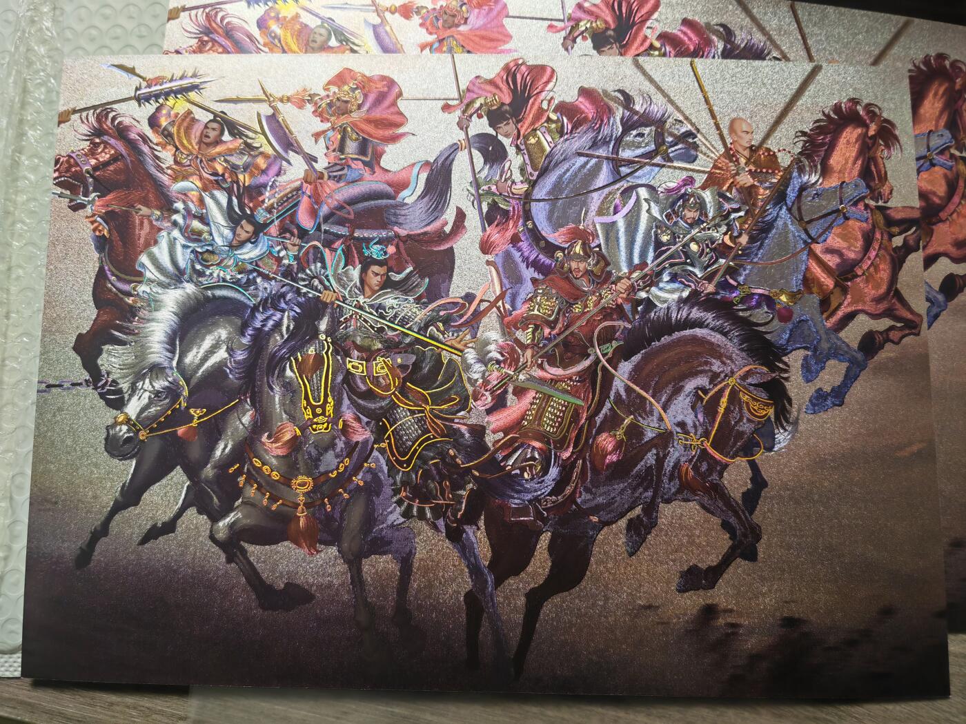 阳大大卡牌—招财进宝第6期（进群福利早知道） 百里 杨家将七郎八虎a4大卡 冷烫两张稀缺很漂亮