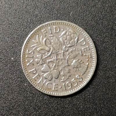 ↓君缘收藏155期☞钱币邮品↓无佣金、可寄存、满10元包邮  - 英国🇬🇧幸运六便士