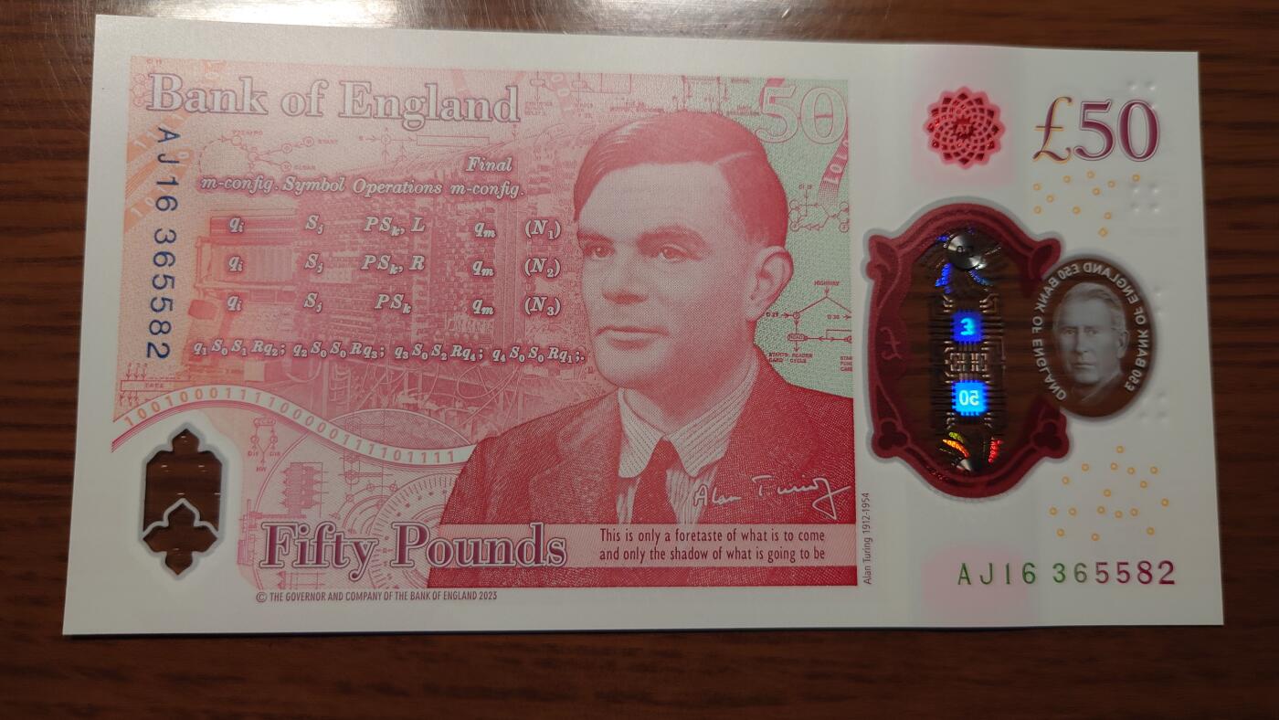 【世界钱币】精选微拍第120期暨2024年第31期  新到货查尔斯50镑，亚美尼亚全套，新版5000卢布等 2023年英国G序列50镑查尔斯 全新绝品无47尾号582