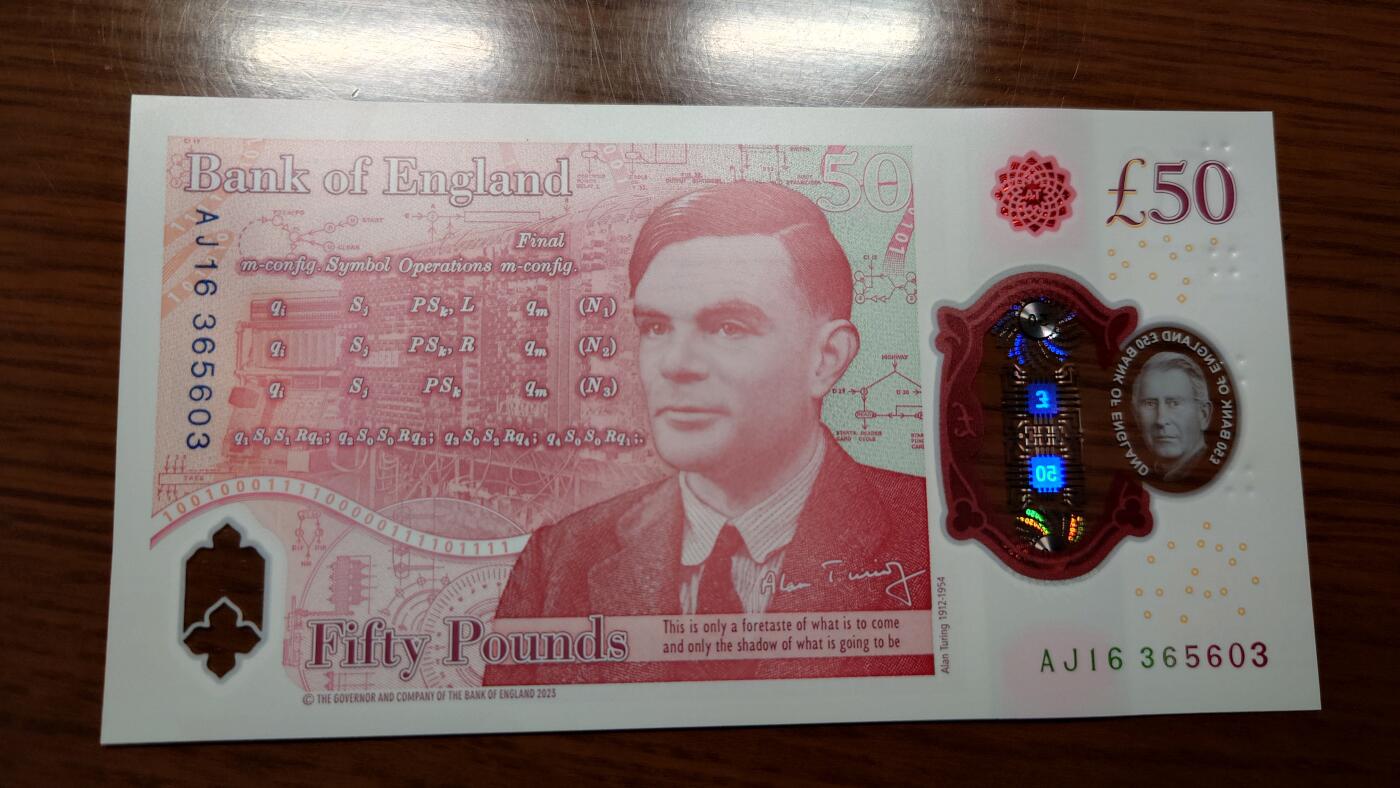 【世界钱币】精选微拍第120期暨2024年第31期  新到货查尔斯50镑，亚美尼亚全套，新版5000卢布等 2023年英国G序列50镑查尔斯 全新绝品无47尾号603