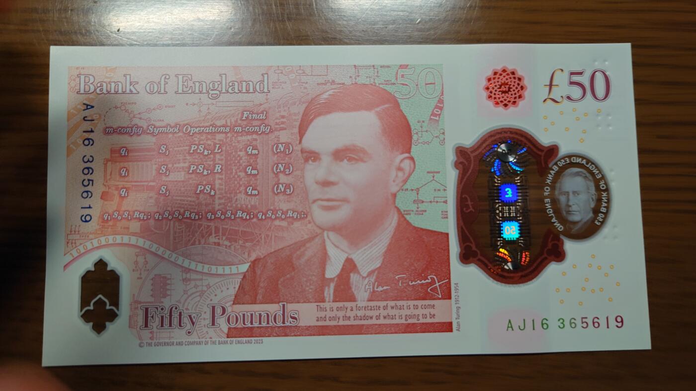 【世界钱币】精选微拍第120期暨2024年第31期  新到货查尔斯50镑，亚美尼亚全套，新版5000卢布等 2023年英国G序列50镑查尔斯 全新绝品无47尾号619