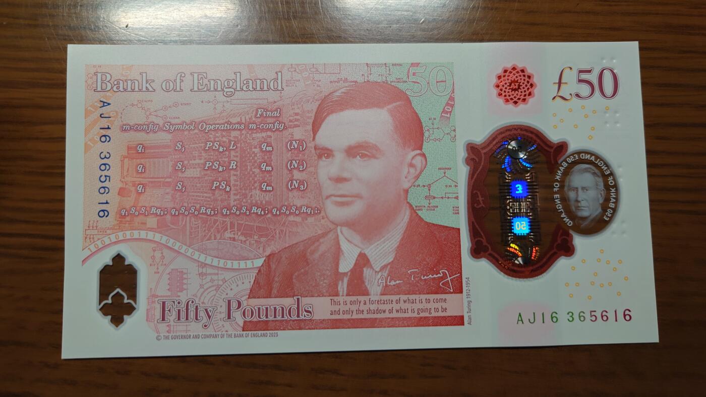 【世界钱币】精选微拍第120期暨2024年第31期  新到货查尔斯50镑，亚美尼亚全套，新版5000卢布等 2023年英国G序列50镑查尔斯 全新绝品无47尾号616