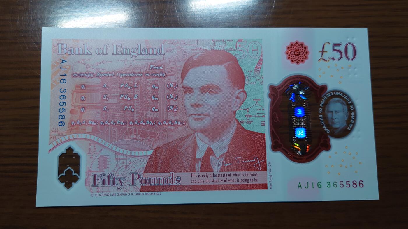 【世界钱币】精选微拍第120期暨2024年第31期  新到货查尔斯50镑，亚美尼亚全套，新版5000卢布等 2023年英国G序列50镑查尔斯 全新绝品无47尾号586