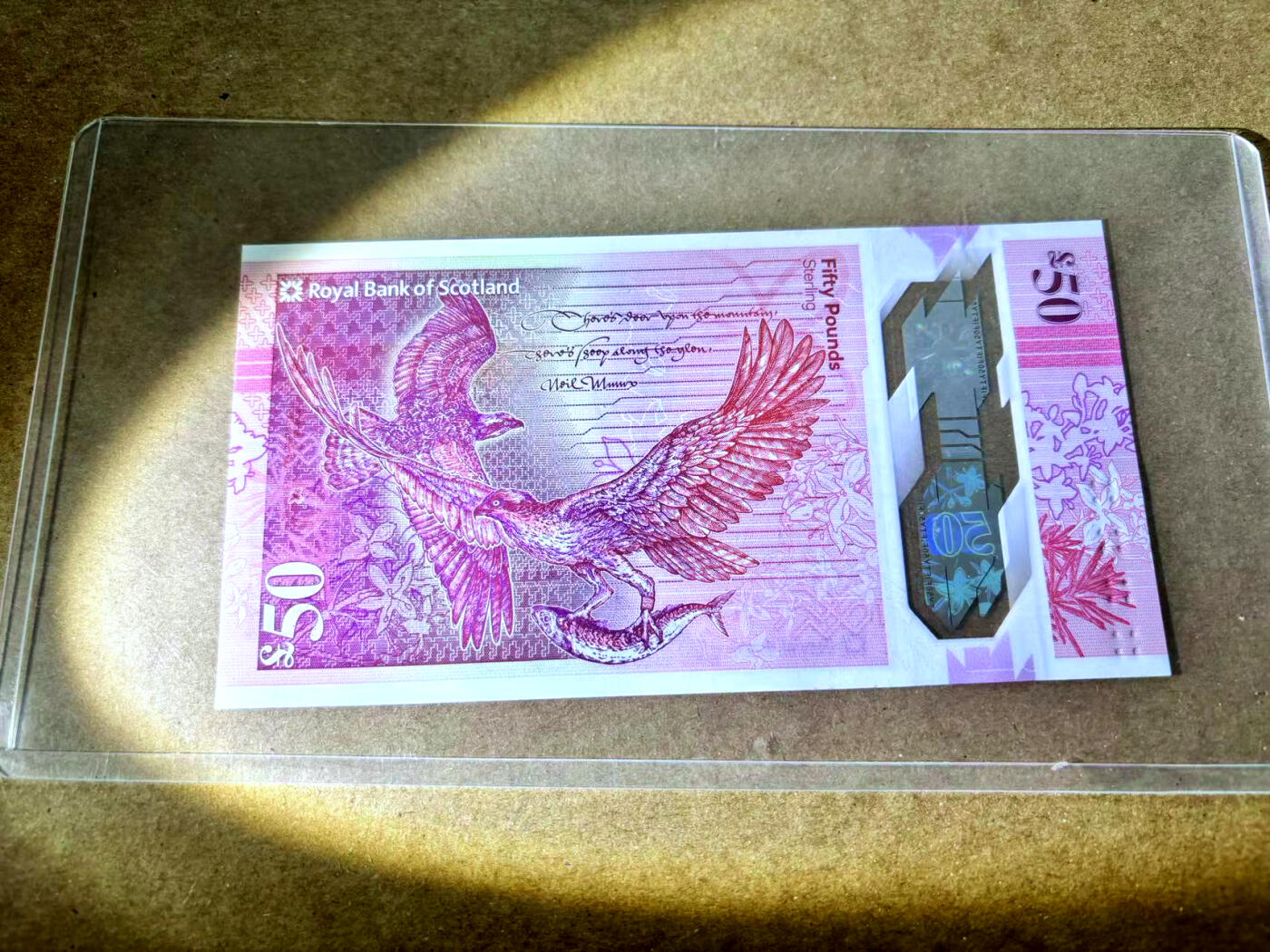 【Blue Auction】✨世界纸币精拍第506期【精】 【AA冠无47】苏格兰 2020年50镑 全新UNC