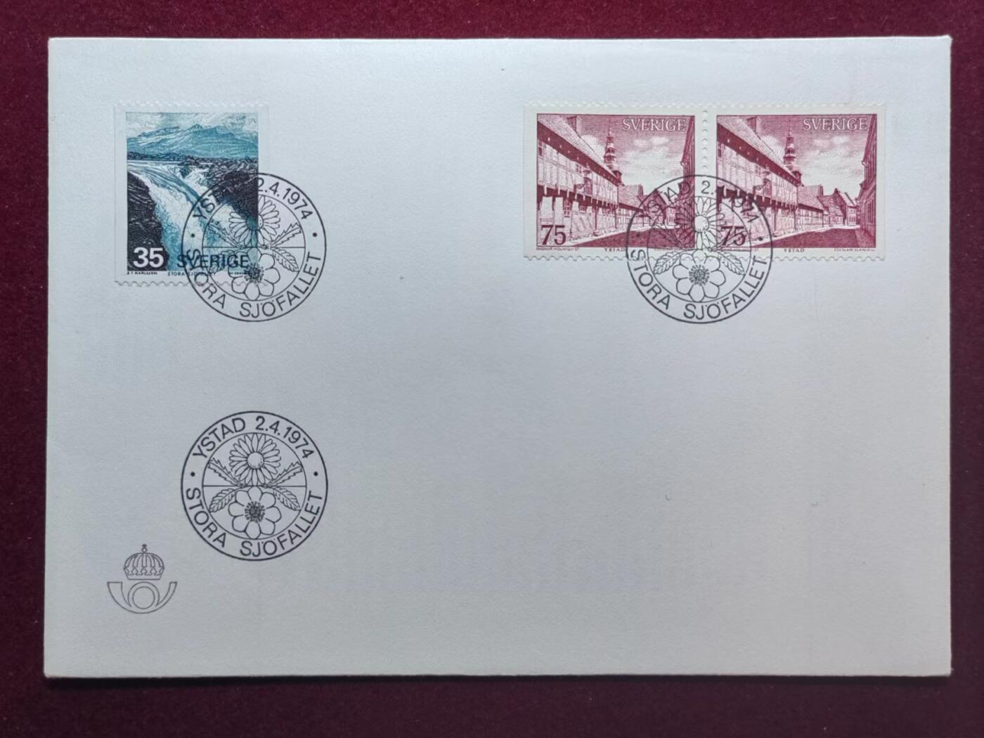 联合阁邮币社™ ——“多国邮品” 瑞典1974 国家公园