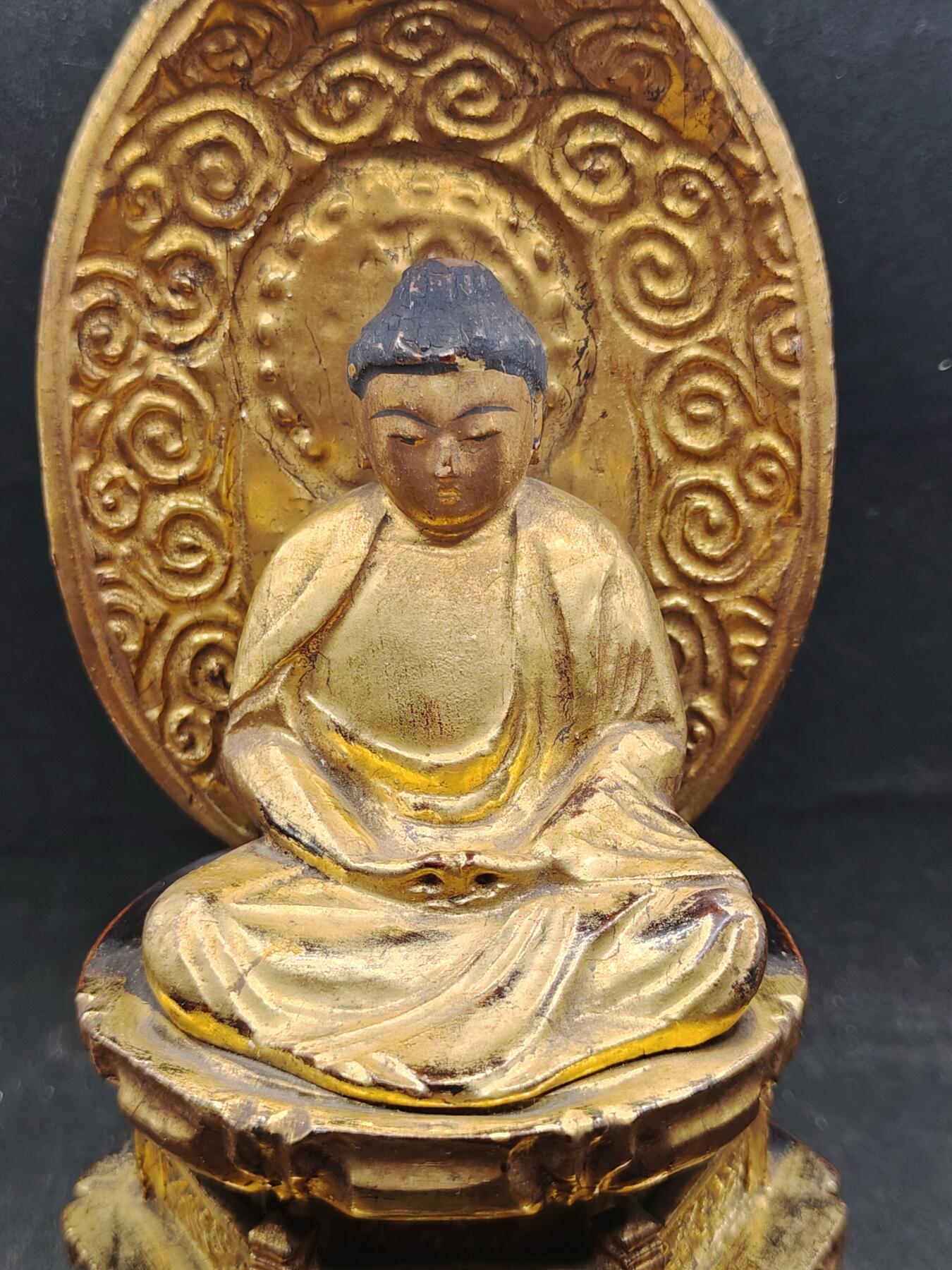 全场0元起拍 第175期 咸鱼国勋章拍卖专场 7月21日（周日）下午6：00开始 日本漆木佛像 年代不详