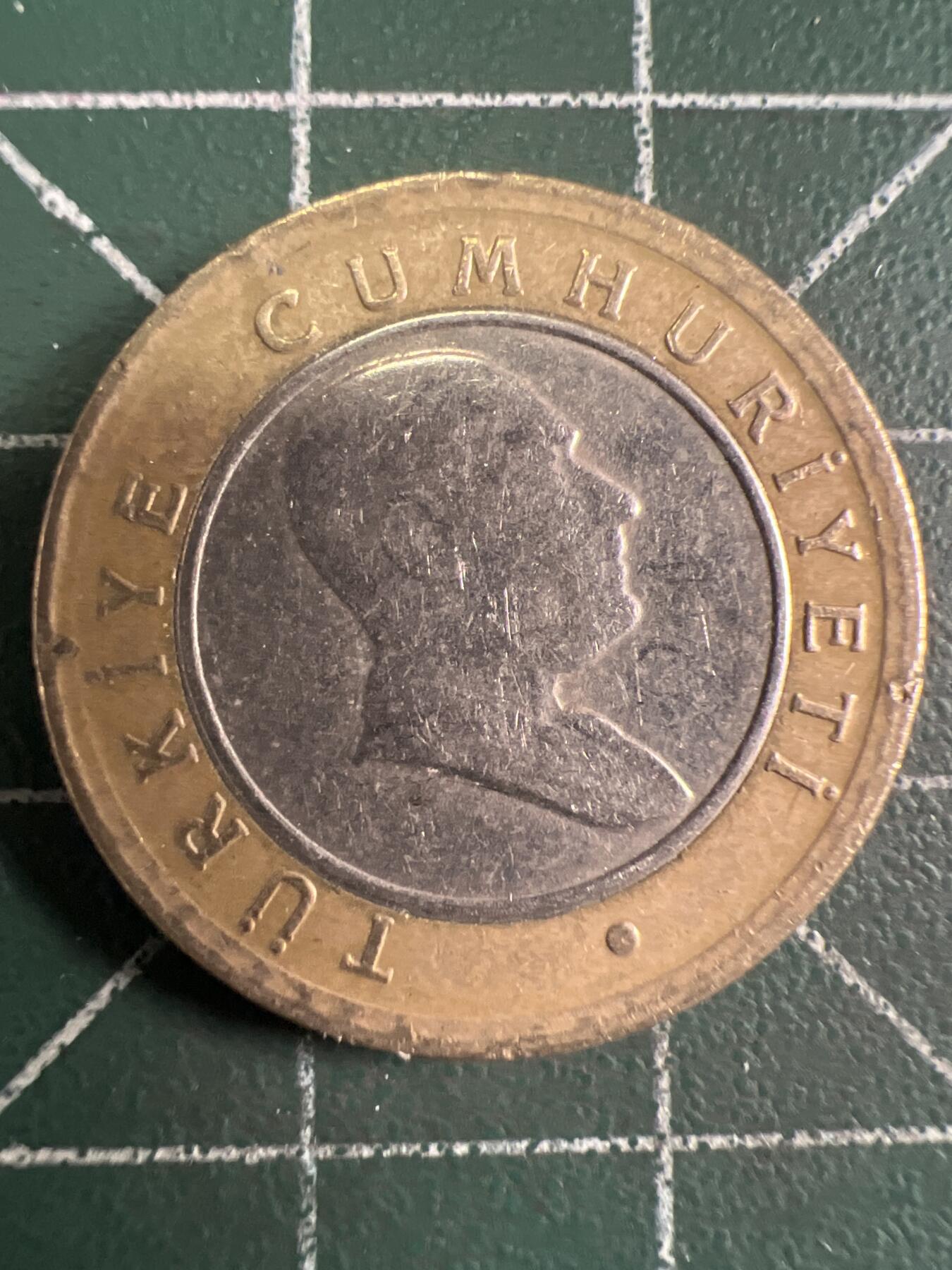 第656期 硬币场 （无押金，捡漏，全场50包邮，偏远地区除外，接收代拍业务，本店十天发一次货） 土耳其50库鲁 双色币