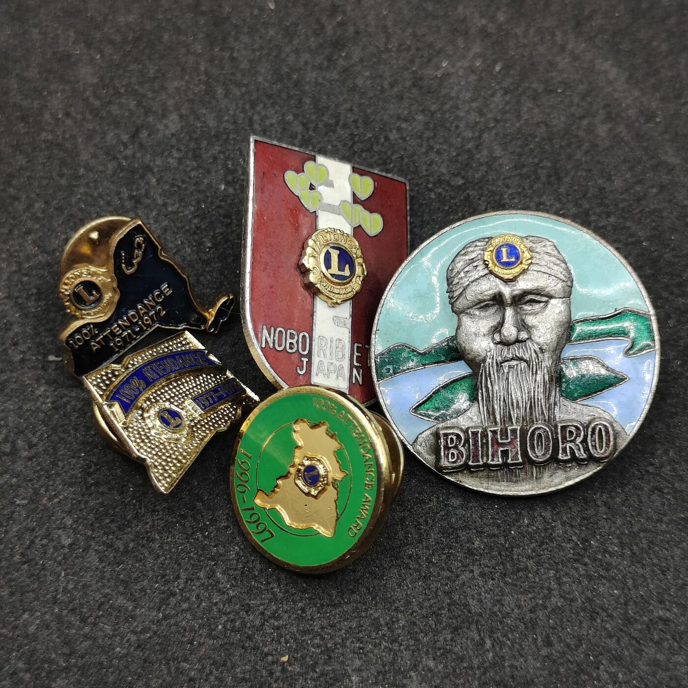 全场0元起拍 第175期 咸鱼国勋章拍卖专场 7月21日（周日）下午6：00开始 国际狮子会徽章五个