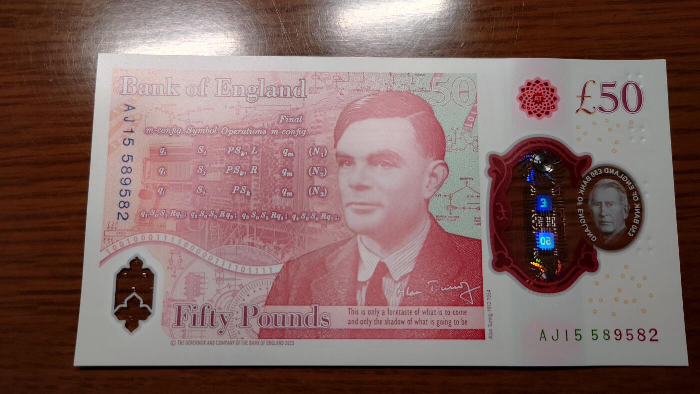 【世界钱币】精选微拍第120期暨2024年第31期  新到货查尔斯50镑，亚美尼亚全套，新版5000卢布等 2023年英国G序列50镑查尔斯 全新绝品无347尾号582