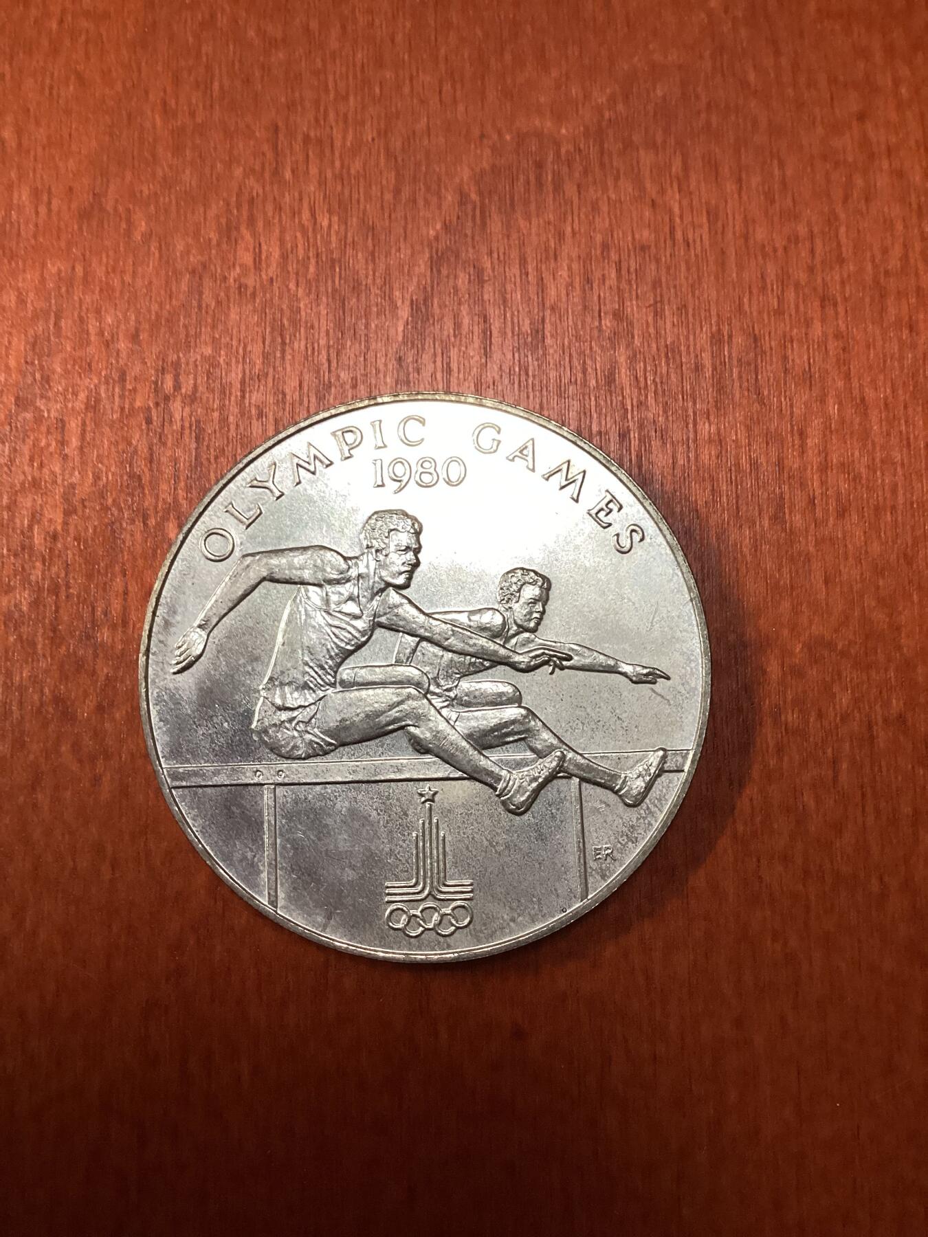 长老汇龙年精选第十场拍卖 1980萨摩亚莫斯科奥运会10元银币，3000枚发行量