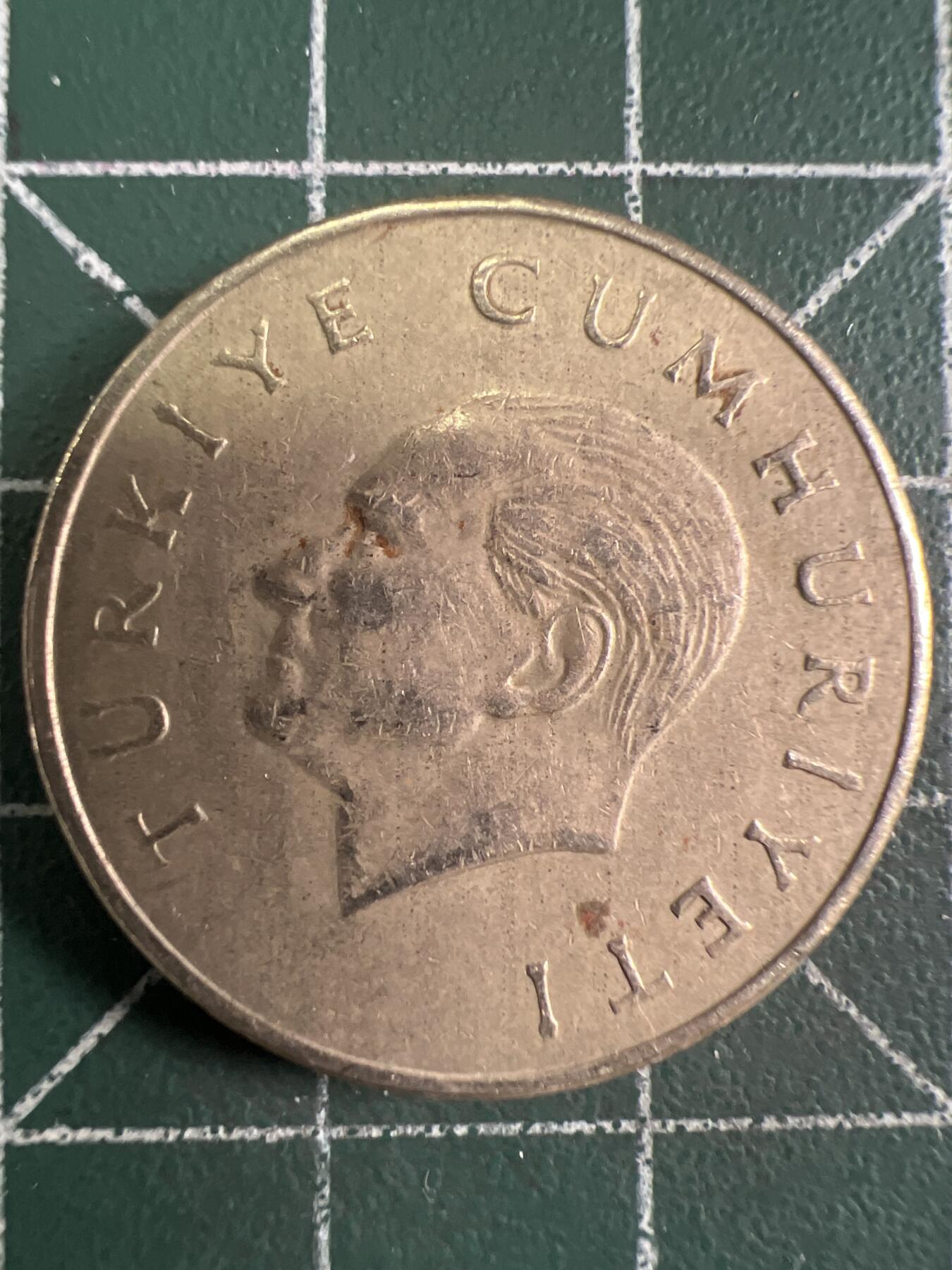 第656期 硬币场 （无押金，捡漏，全场50包邮，偏远地区除外，接收代拍业务，本店十天发一次货） 土耳其25Bin里拉