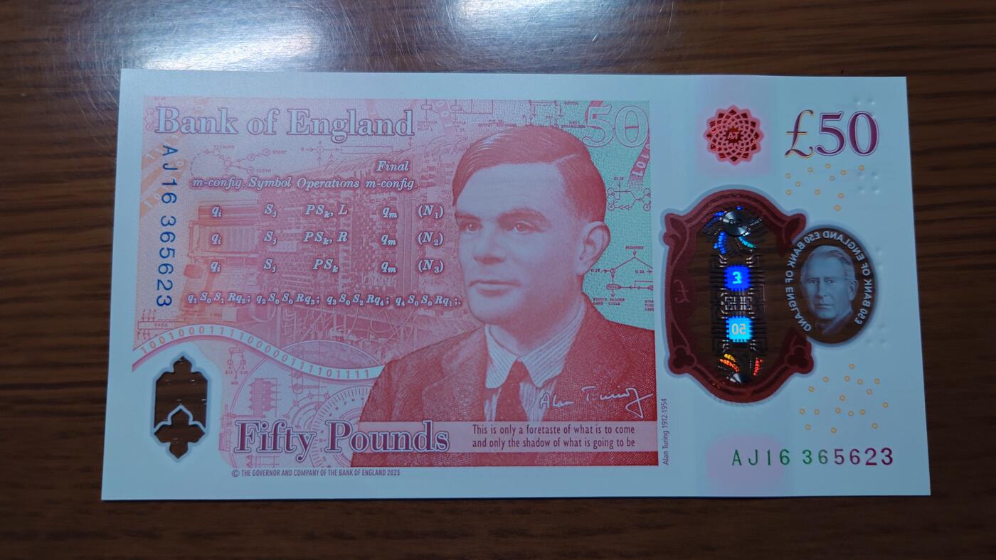 【世界钱币】精选微拍第120期暨2024年第31期  新到货查尔斯50镑，亚美尼亚全套，新版5000卢布等 2023年英国G序列50镑查尔斯 全新绝品无47尾号623