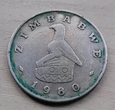 招财猫的储钱罐硬币拍卖第19场 - 津巴布韦1980年一元铜镍币